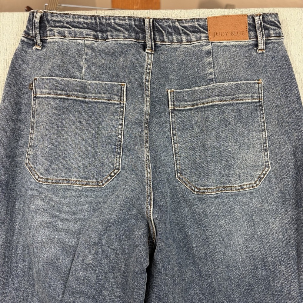 Judy Blue Women's Size 14W Relaxed Fit Stretch Jeans Blue Denim High Rise - Picture 10 of 11